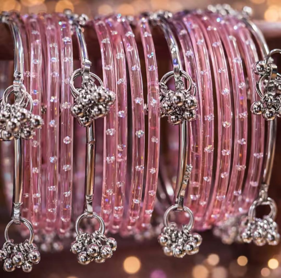 Kashmiri  Glitter Bangles